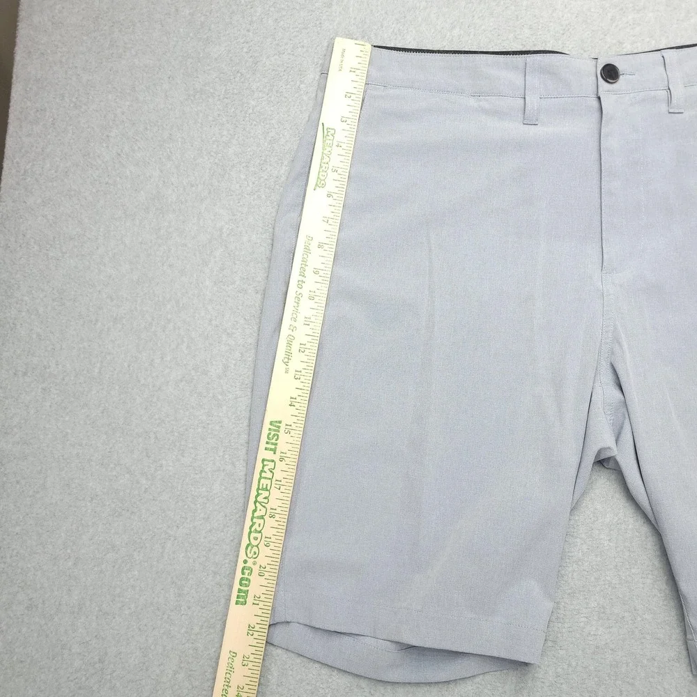 7 Diamonds Momentum Shorts Mens 38 Gray‎ Stretch Chino Lightweight Casual